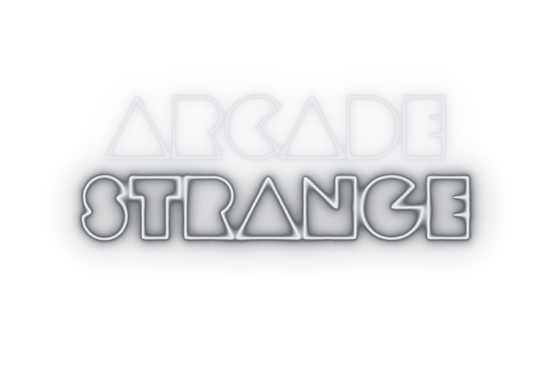 arcade strange black and white logo-1